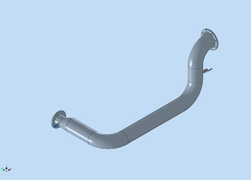 A metal pipe with a hole in the middle AI-generated content may be incorrect